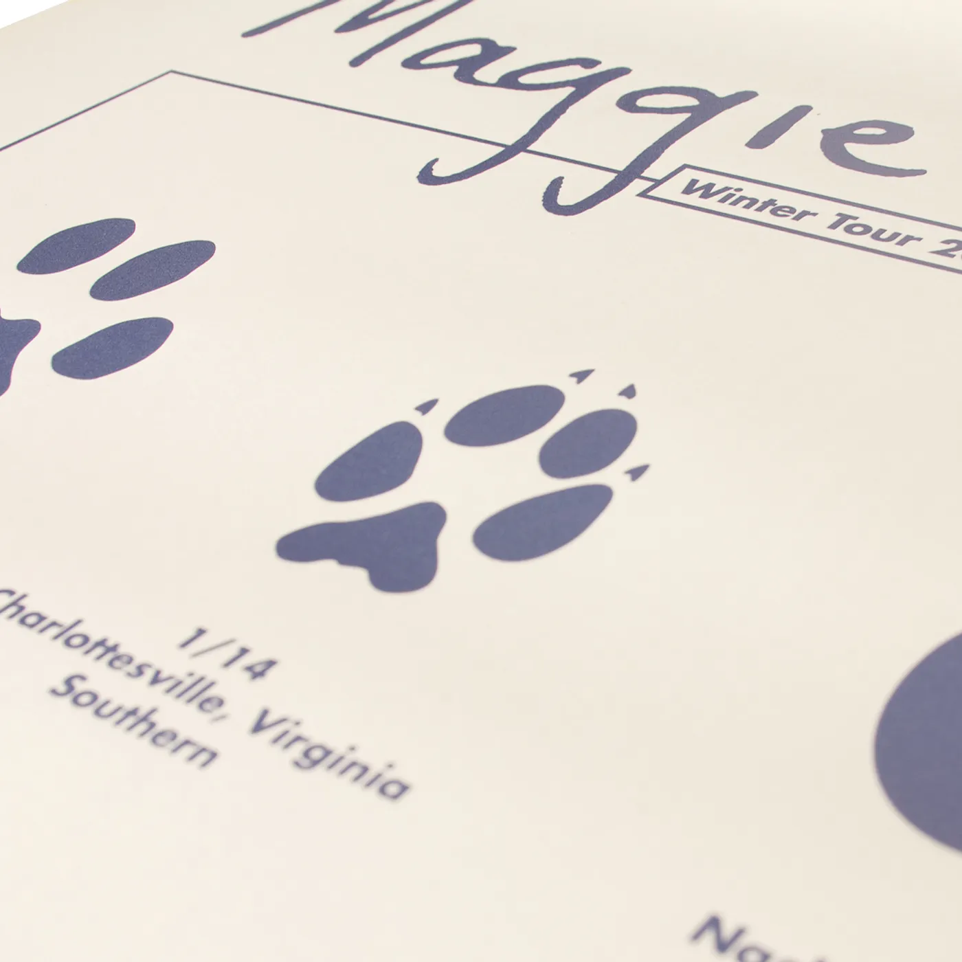 Maggie Rogers Winter Tour 2017 Poster