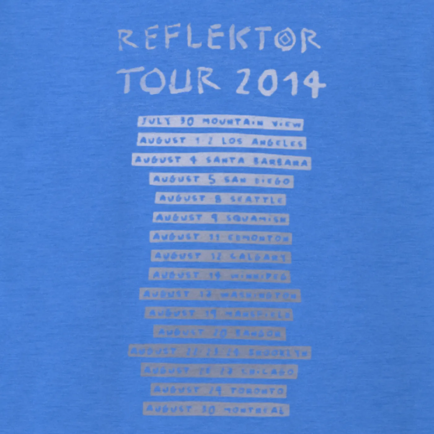 Arcade Fire NA Spring / Summer Tour 2014 T-Shirt