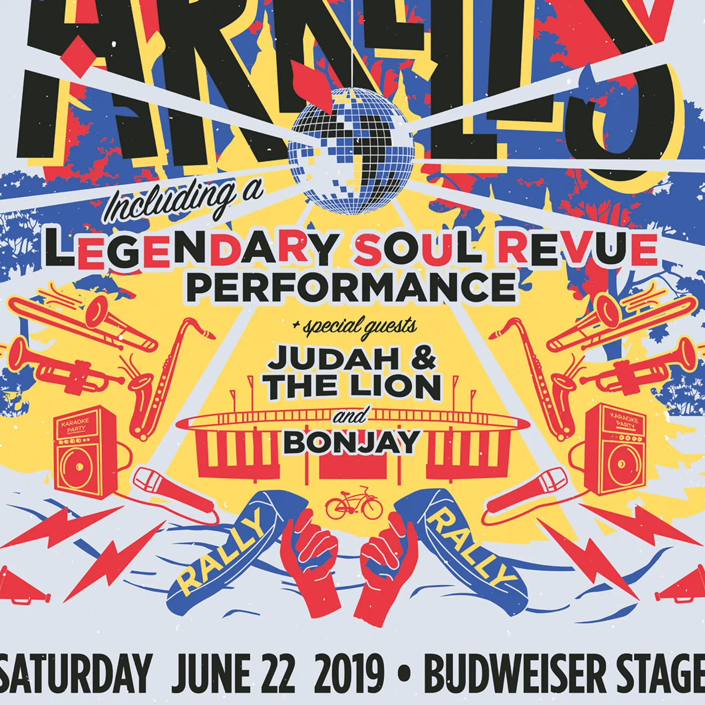 Arkells Toronto Budweiser Stage Poster June 22, 2019