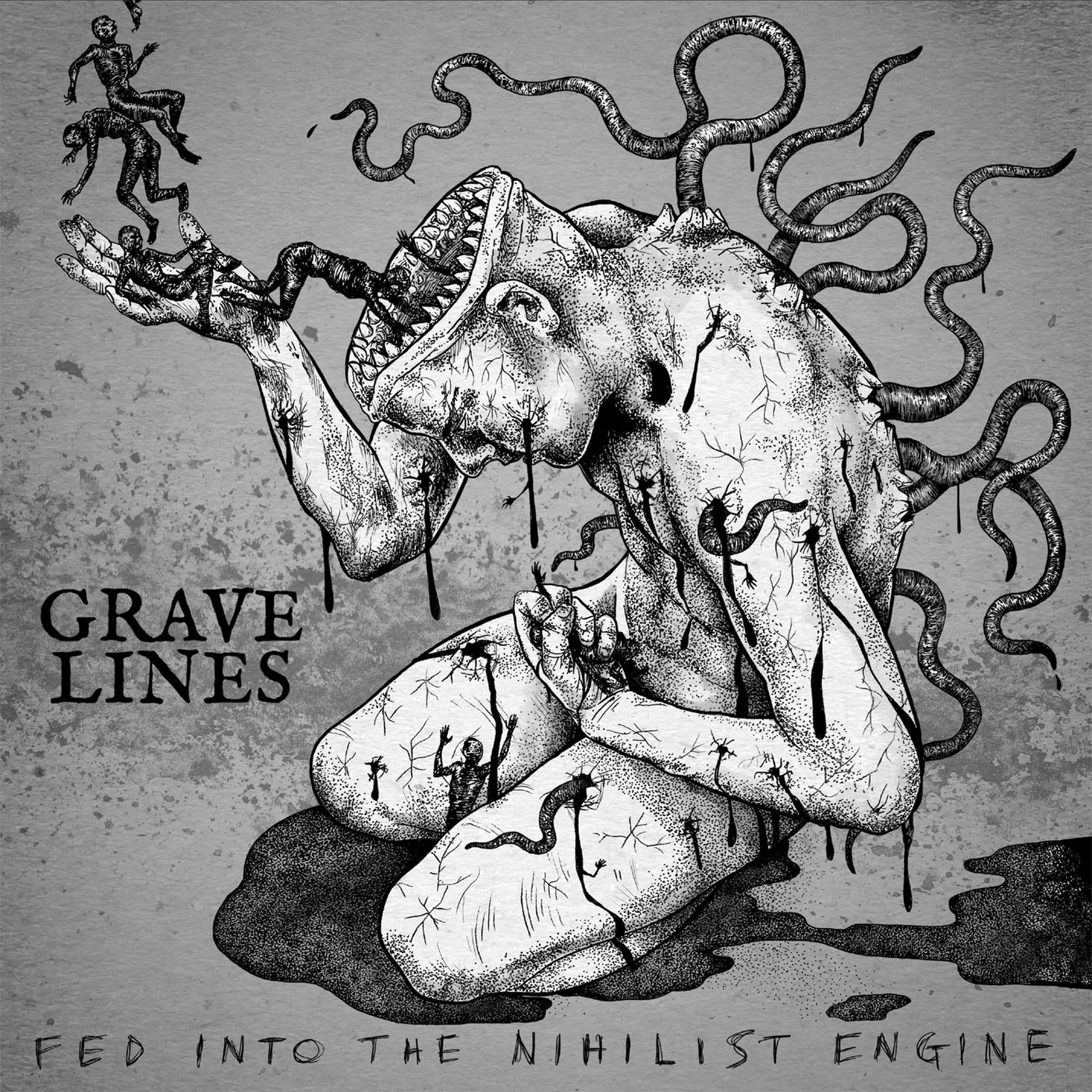 Grave Lines 'Fed Into The Nihilist Engine Vinyl Record