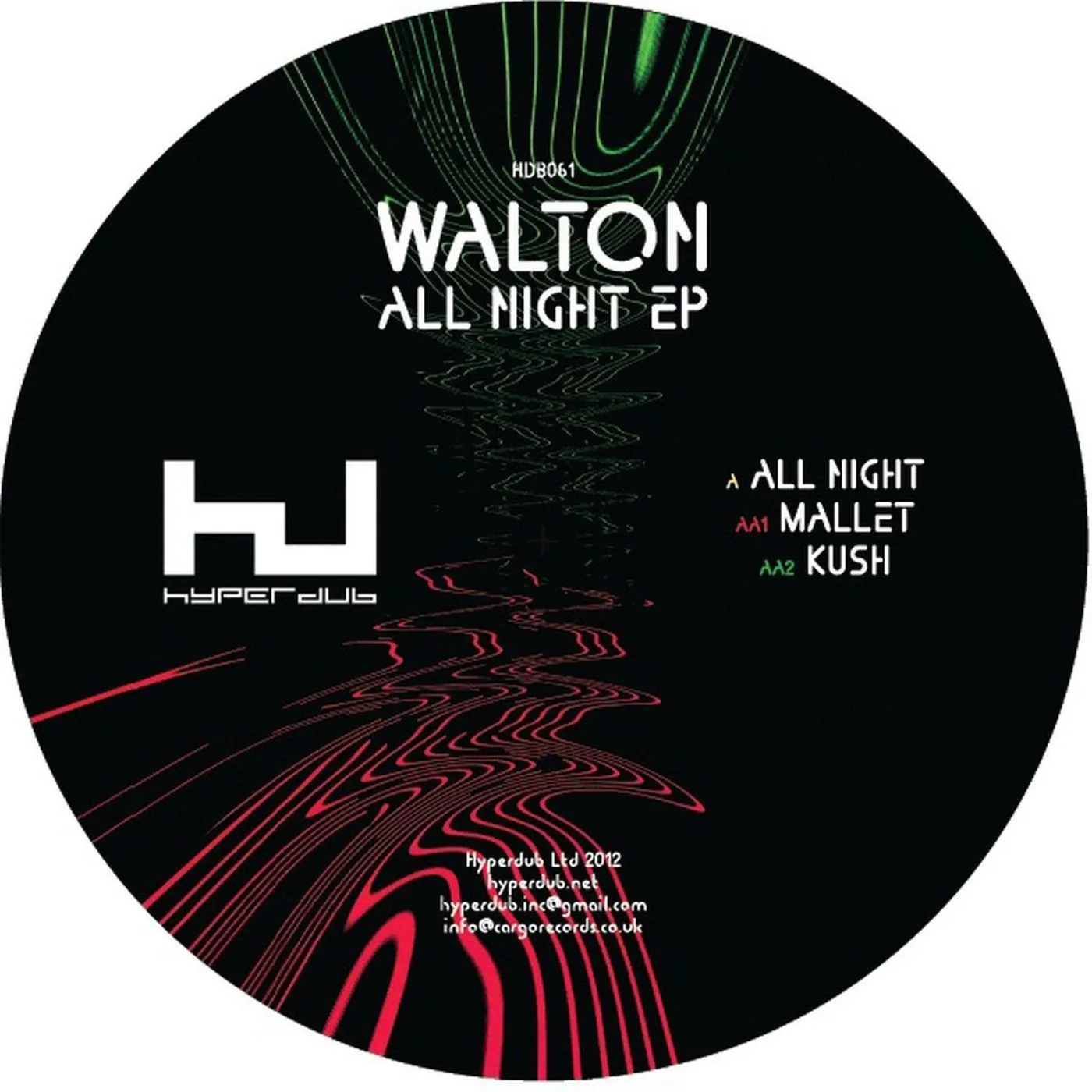 Walton 'All Night EP' Vinyl Record