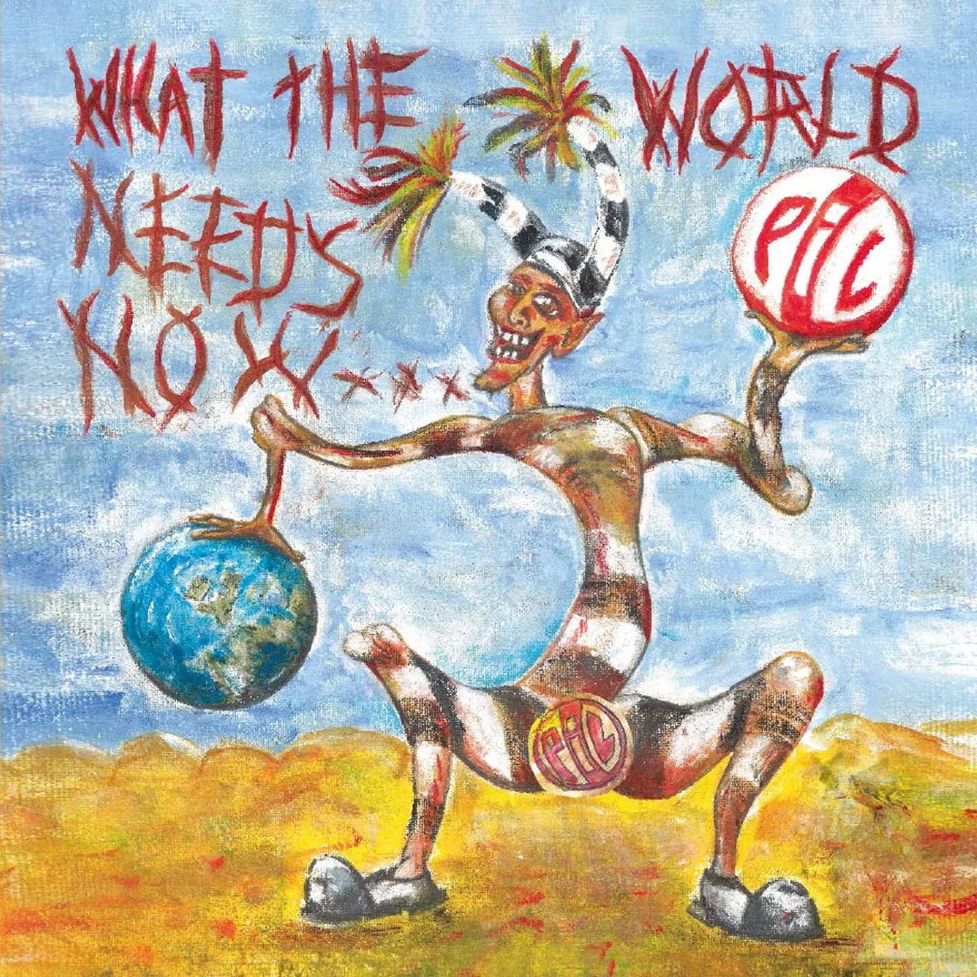 Public Image Ltd. (PiL) 'What The World Needs Now...' Vinyl 2xLP - Blue Vinyl Record