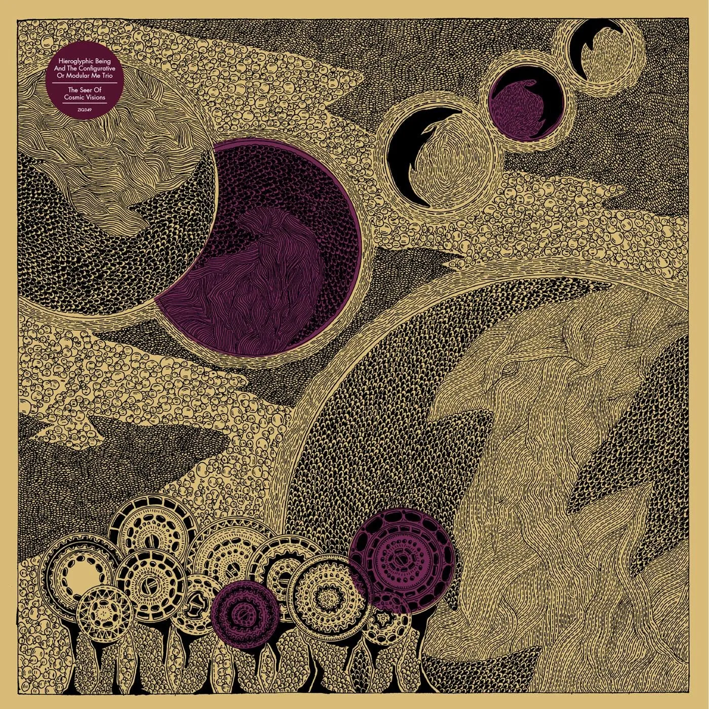Hieroglyphic Being And The Configurative Or Modular Me Trio 'The Seer Of Cosmic Visions' Vinyl Record