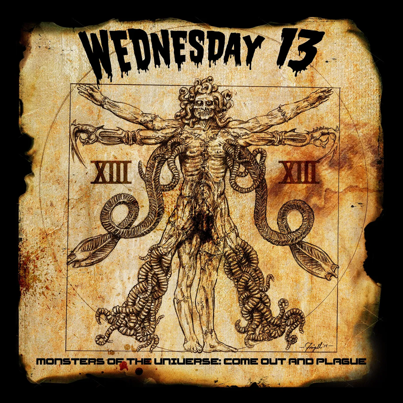 Wednesday 13 'Monsters of The Universe : Come Out And Plague' Vinyl Record
