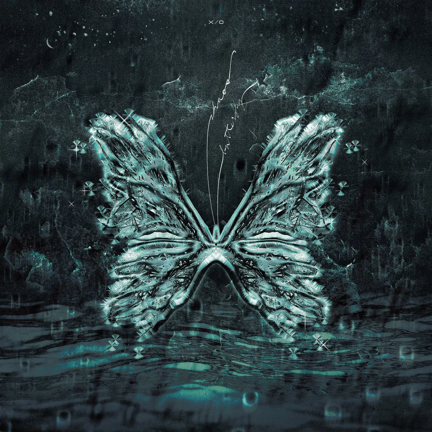 x/o 'Chaos Butterfly' Vinyl LP - Aqua  Marine Vinyl Record