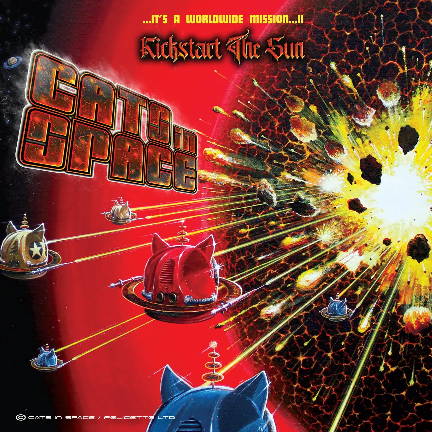 Cats In Space 'Kickstart The Sun' Vinyl Record