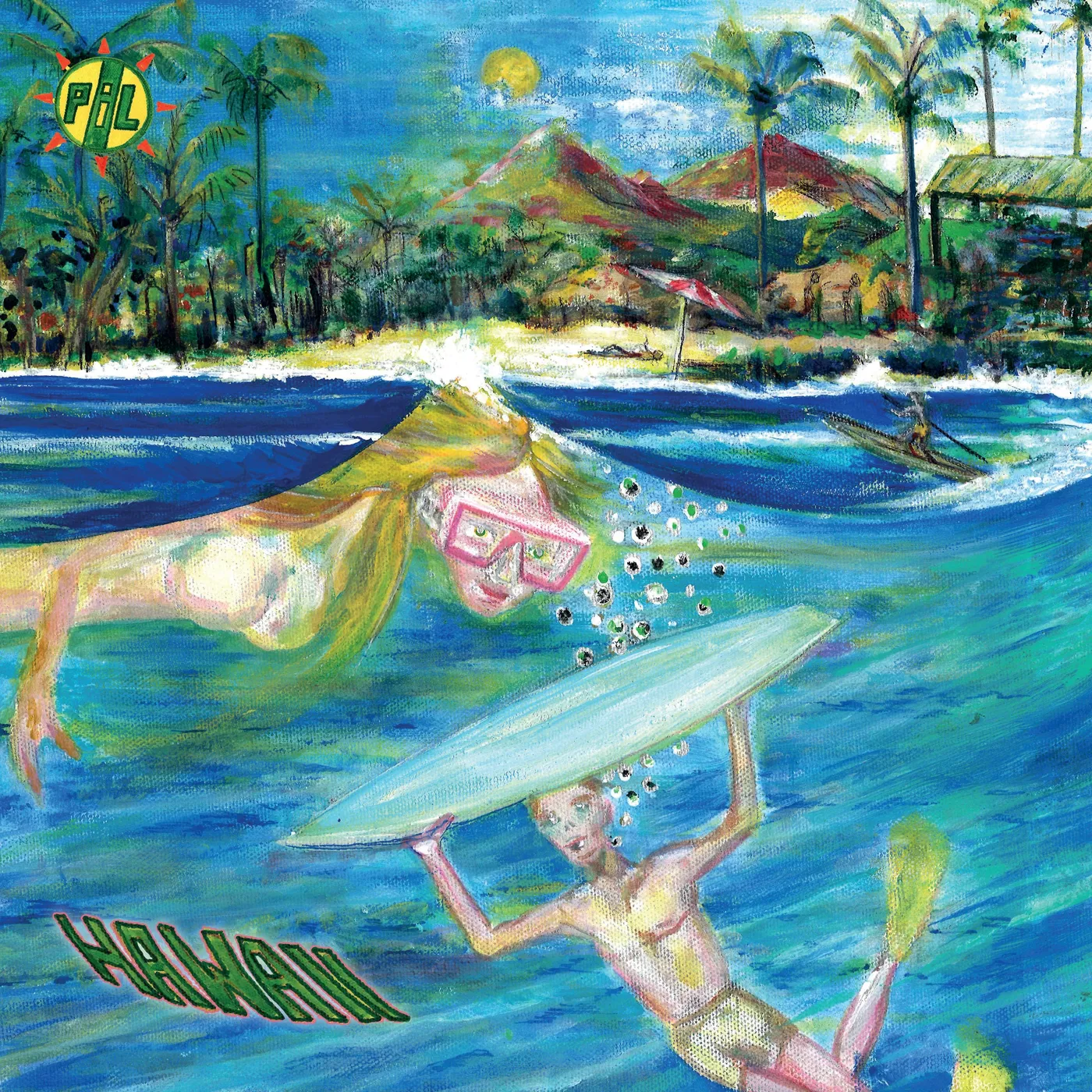 Public Image Ltd. 'Hawaii/Hawaii (Edit)' Vinyl 7" Blue Vinyl Record