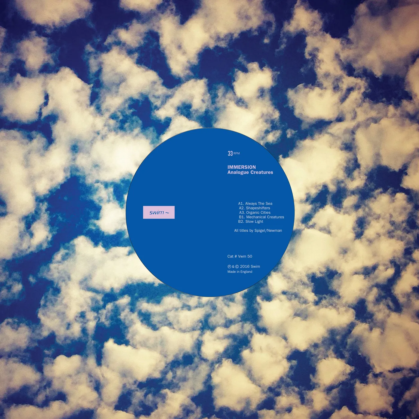 Immersion 'Living on An Island' Vinyl 10" Vinyl Record