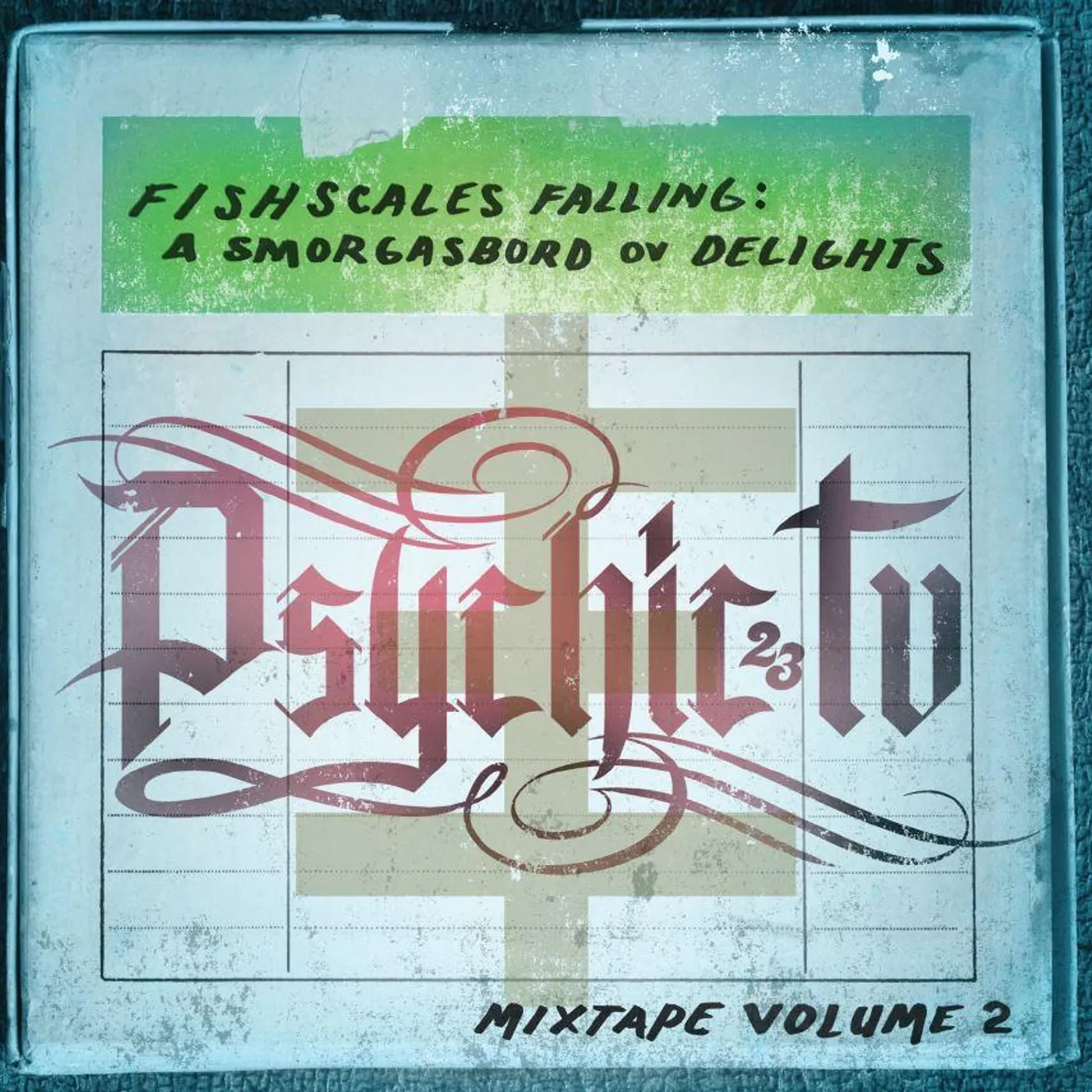 Spo-Enabled Psychic TV 'Fishscales Falling : A Smorgasbord ov Delights  - Mixtape Vol 2' Vinyl Record