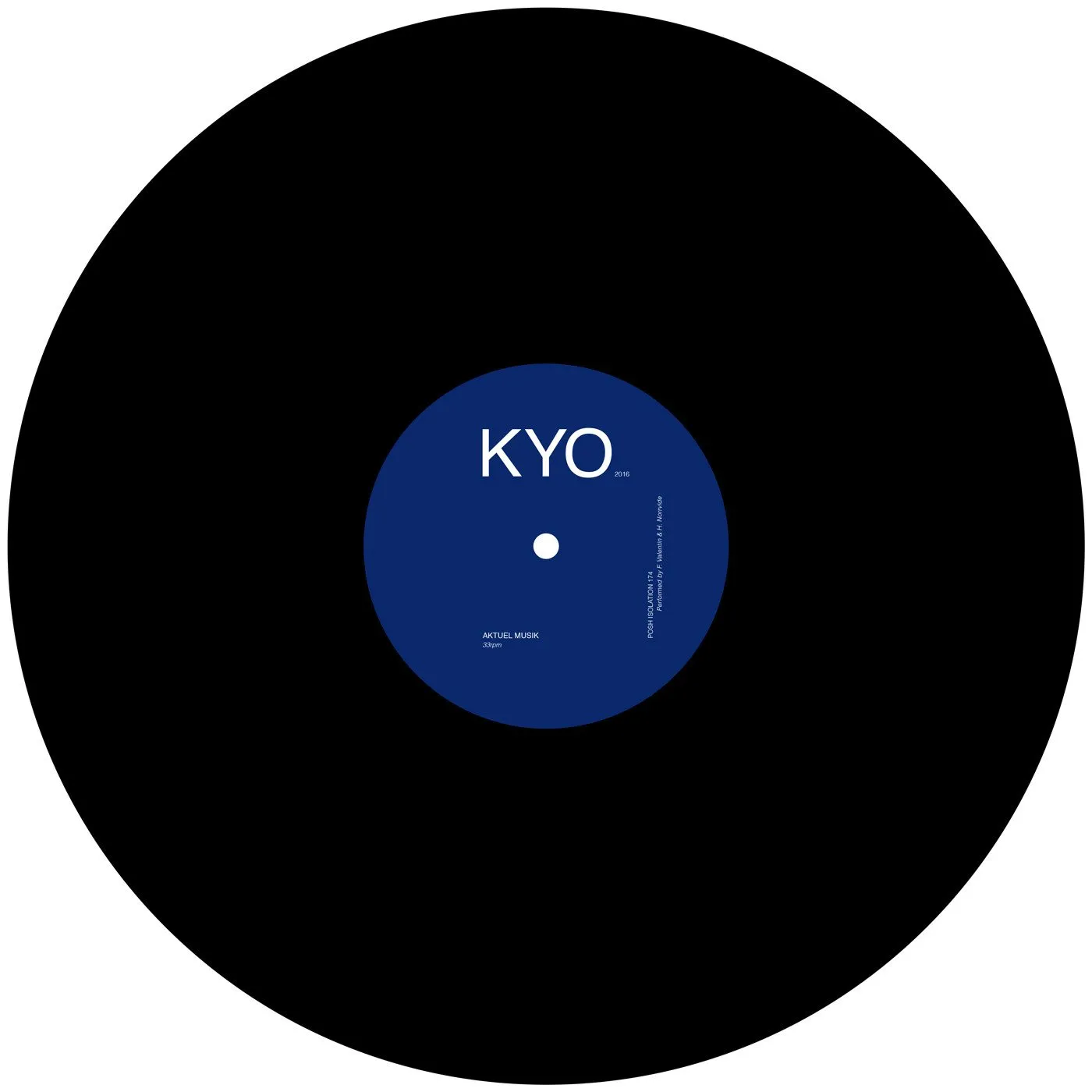 KYO 'Aktuel Musik' Vinyl Record