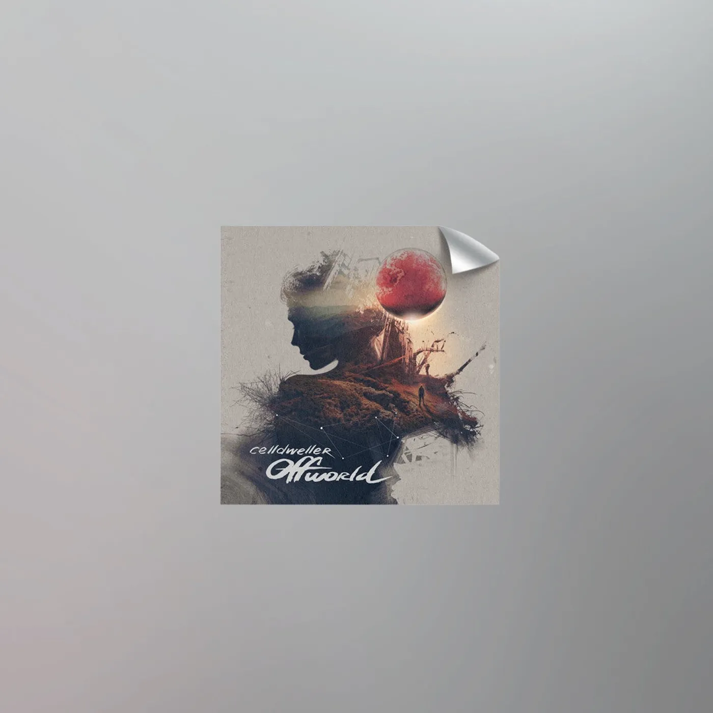 Celldweller - Offworld 5x5" Vinyl Sticker