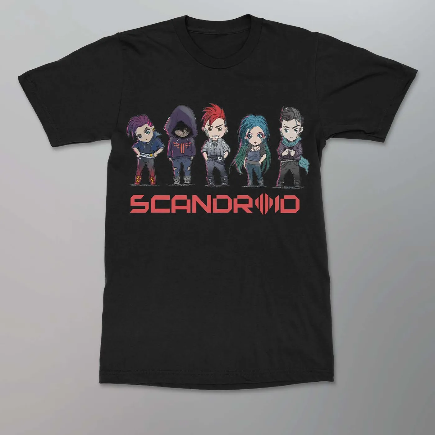 Scandroid - Chibi Shirt (Black)