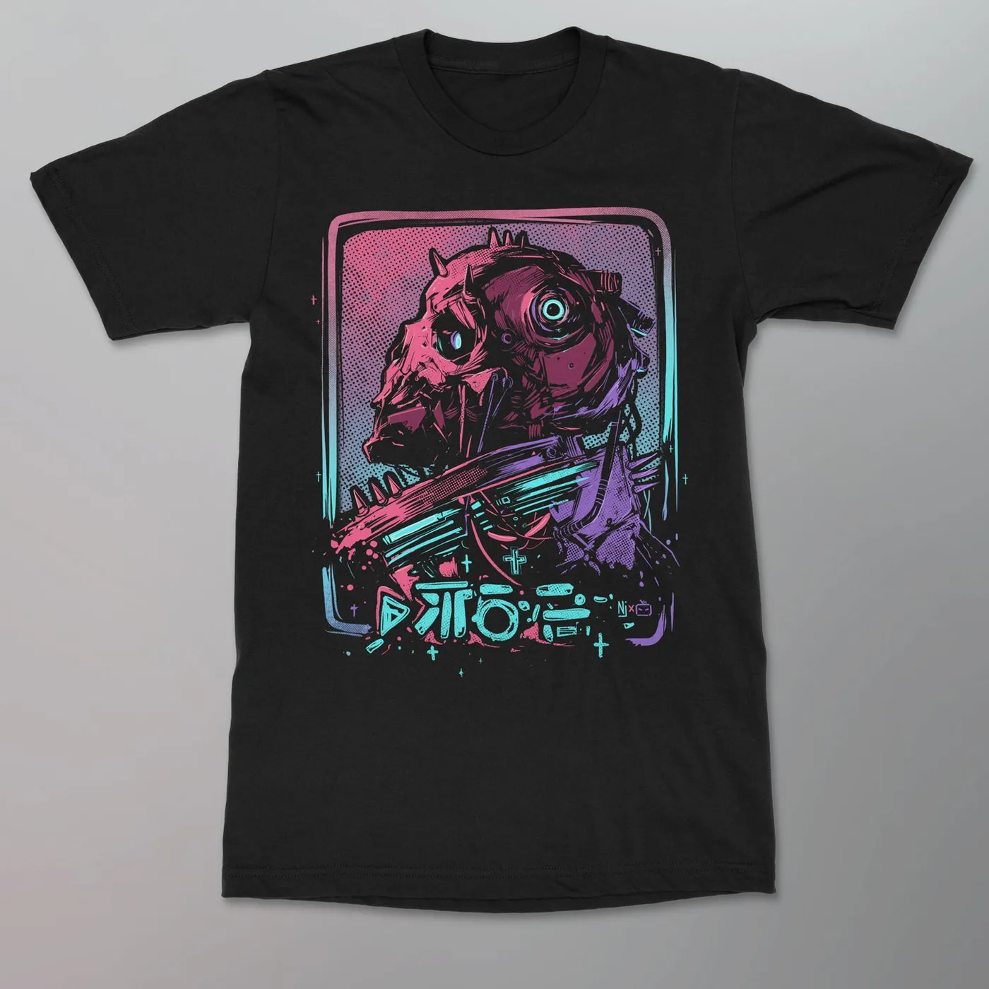Ninja Jo - Neon Skull Shirt