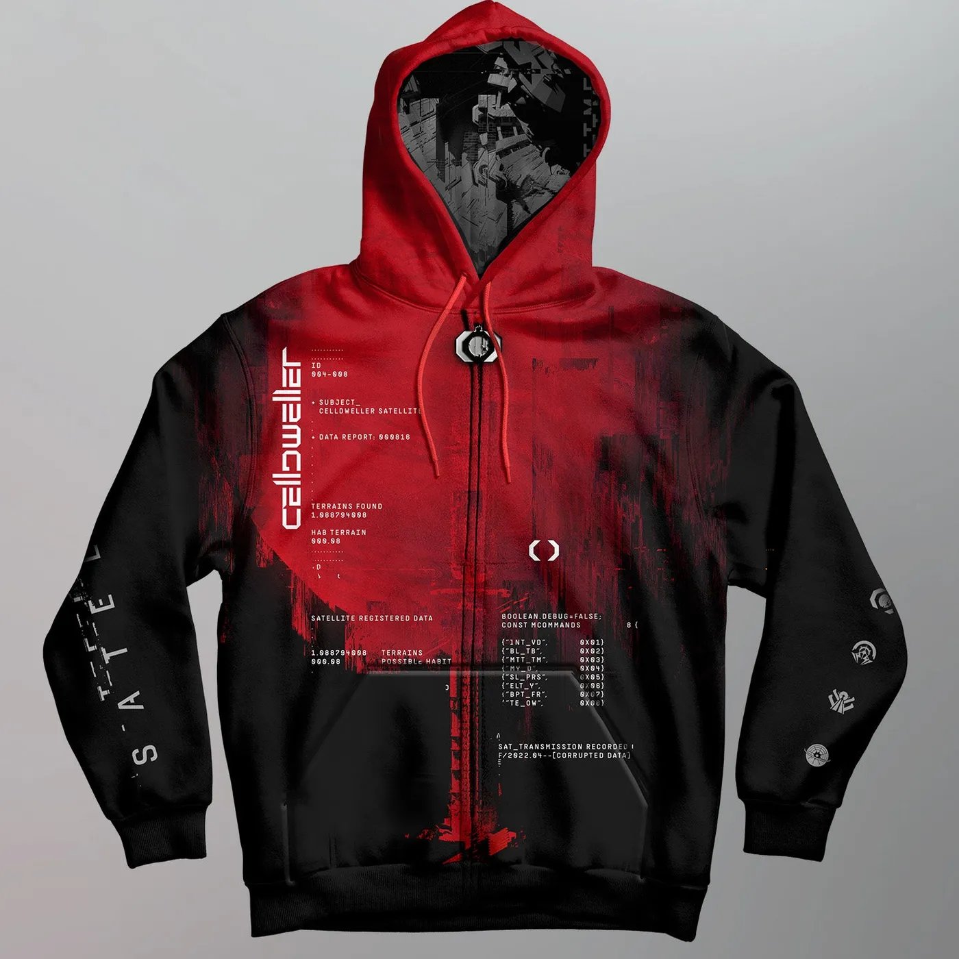 Celldweller - Satellites Zip-Up Hoodie
