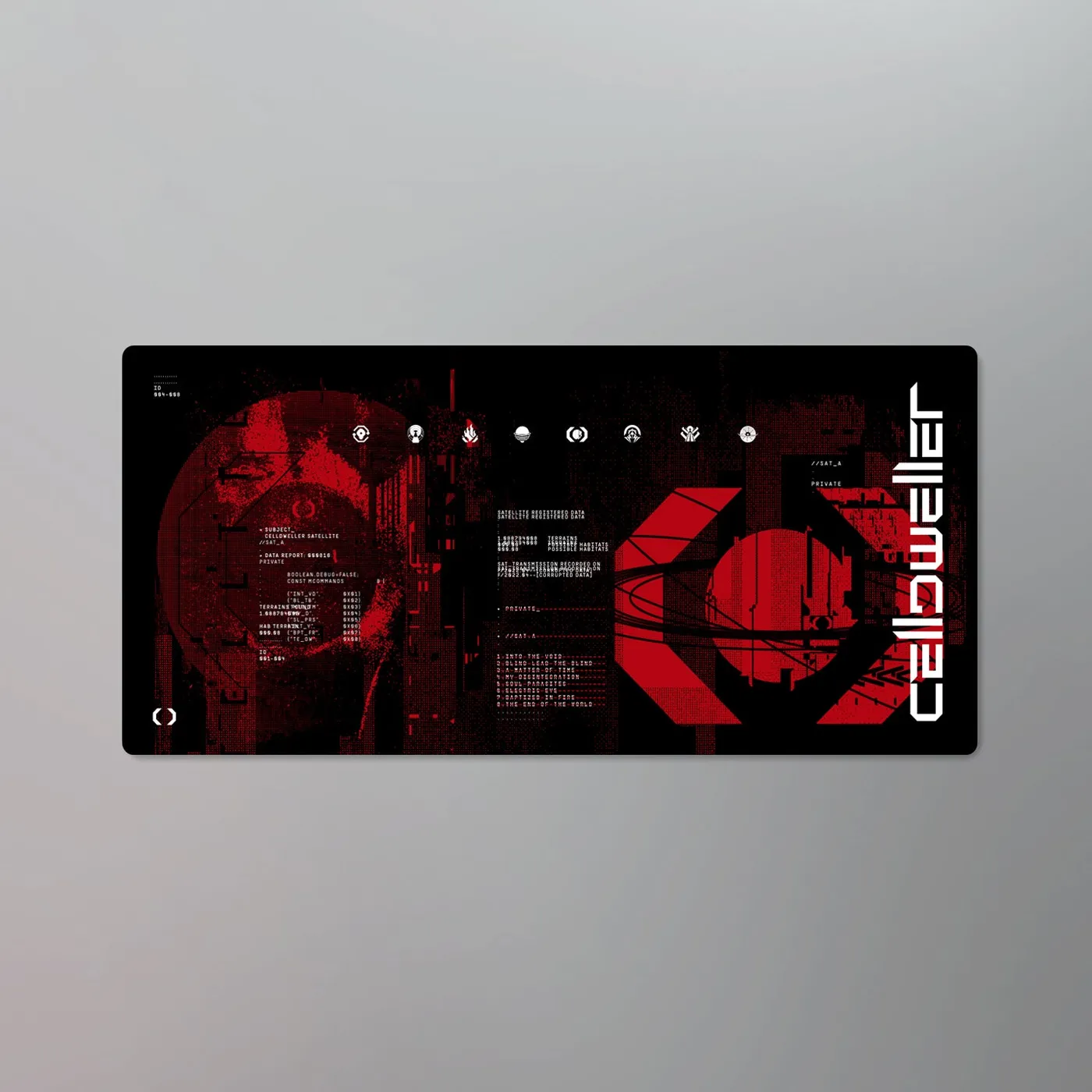Celldweller - Satellites Gamer Mousepad