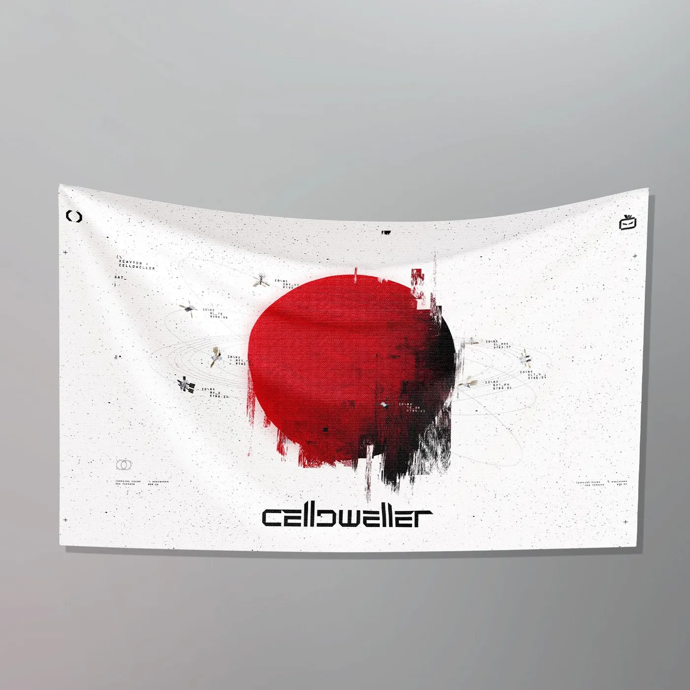Celldweller - Satellites 3x5 Wall Flag