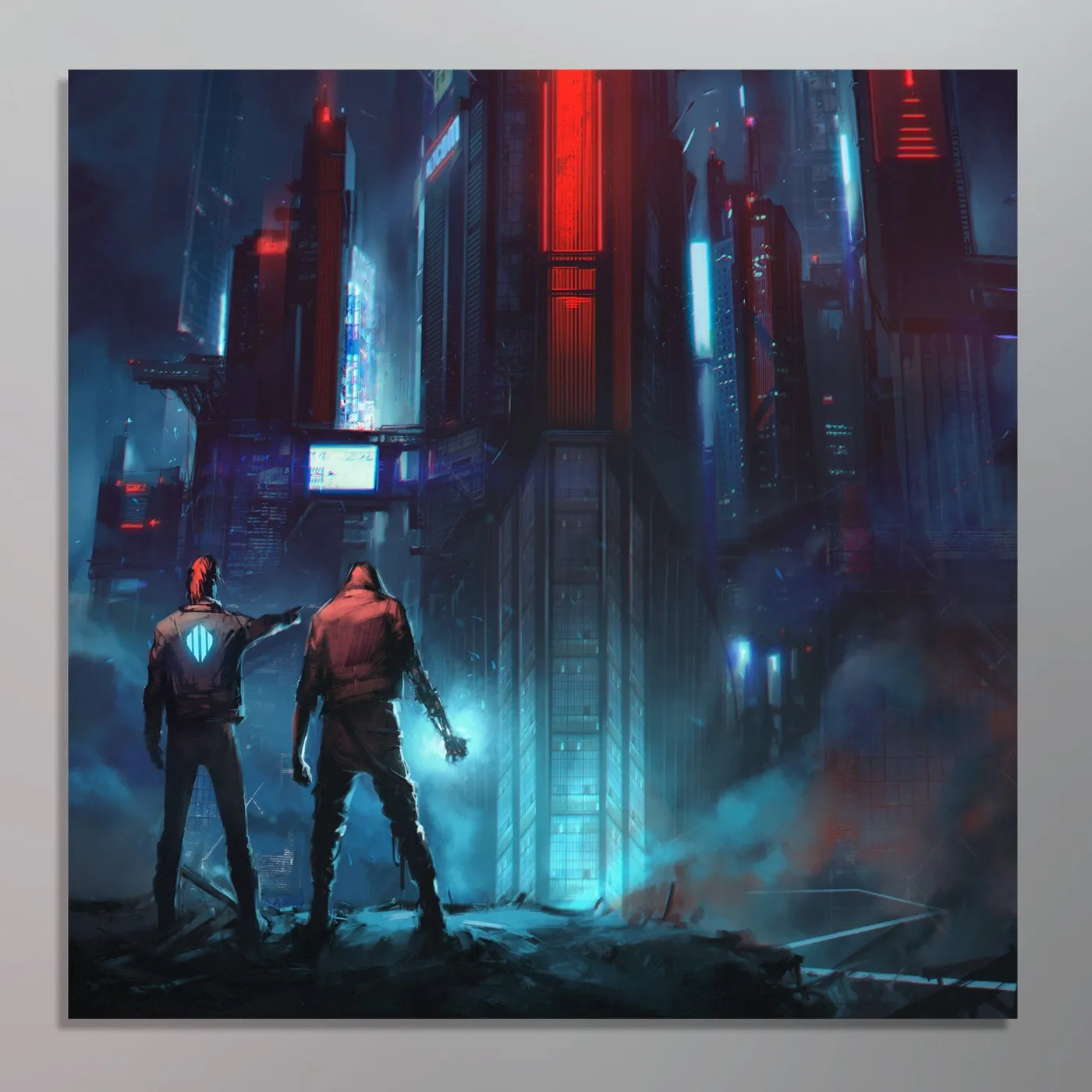 Essenger - Empire of Steel (feat. Scandroid) Canvas Art Print