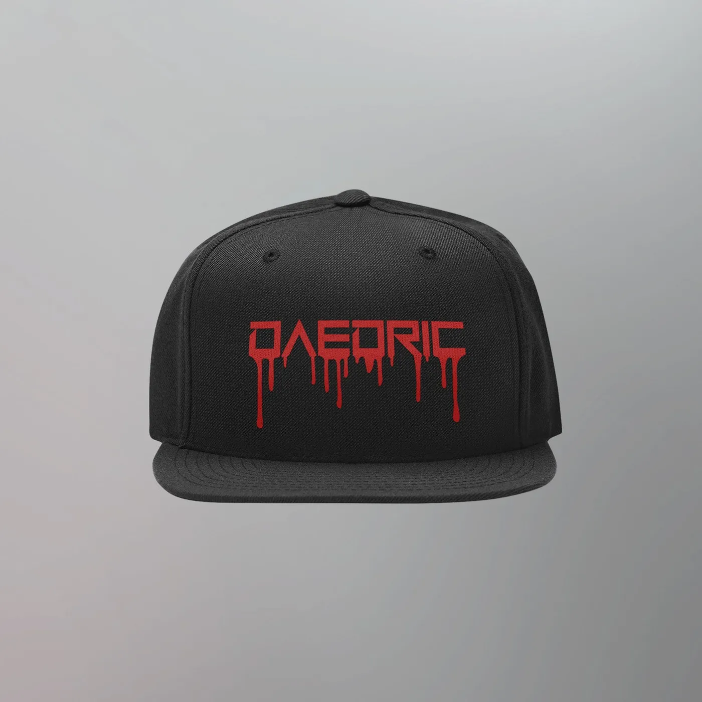 Daedric - Drip Logo Snapback Hat [Red]