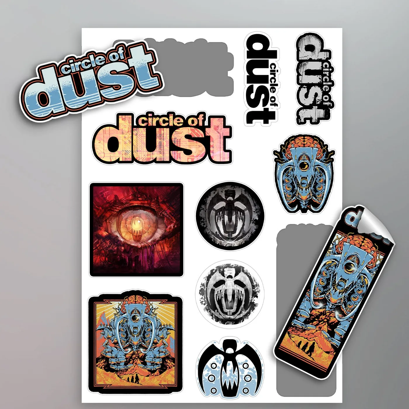 Circle of Dust - Cranial Tyrant Sticker Sheet