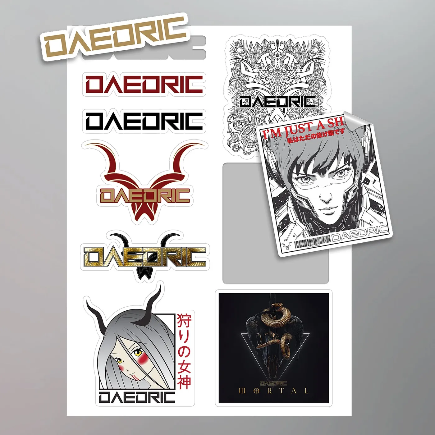 Daedric - Mortal Sticker Sheet