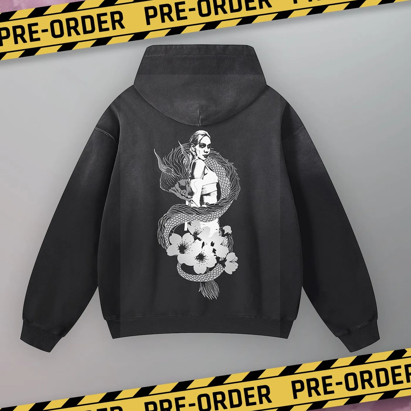 Daedric - Blossom Hoodie [Sunfade Black]