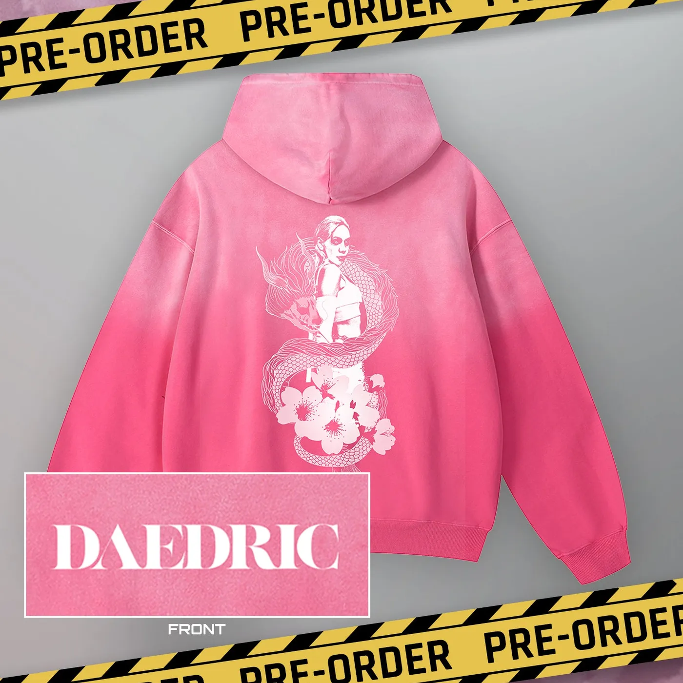 Daedric - Blossom Hoodie [Sunfade Pink]