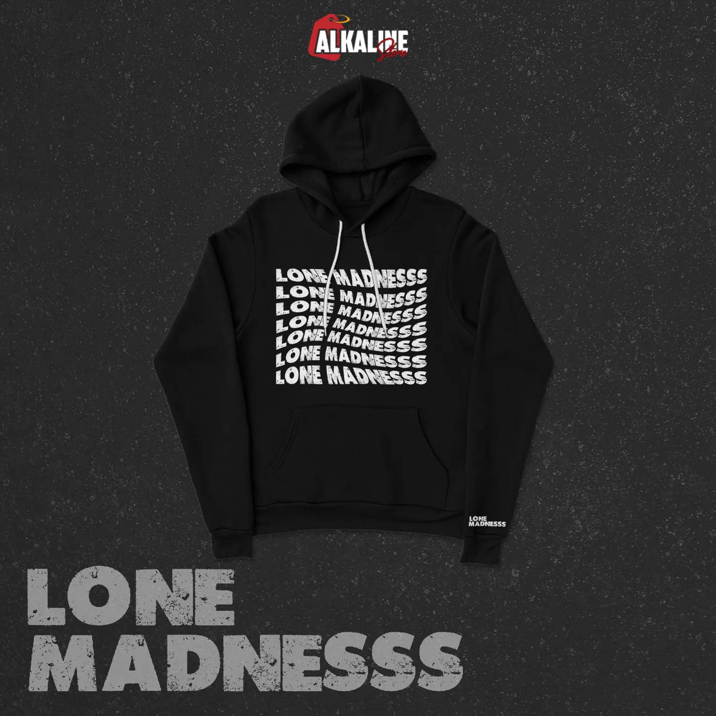 Alkaline LONE MADNESS LYRICS PULLOVER (LIMITED EDITION)