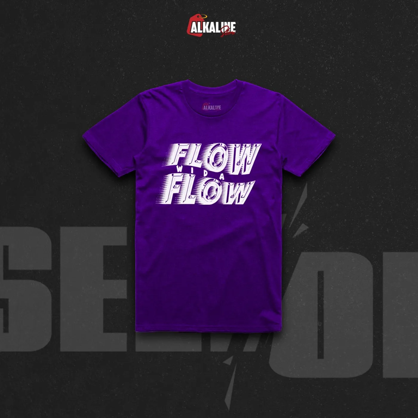 Alkaline Women's Limited Edition Flow Wid A Flow Tee Lilac