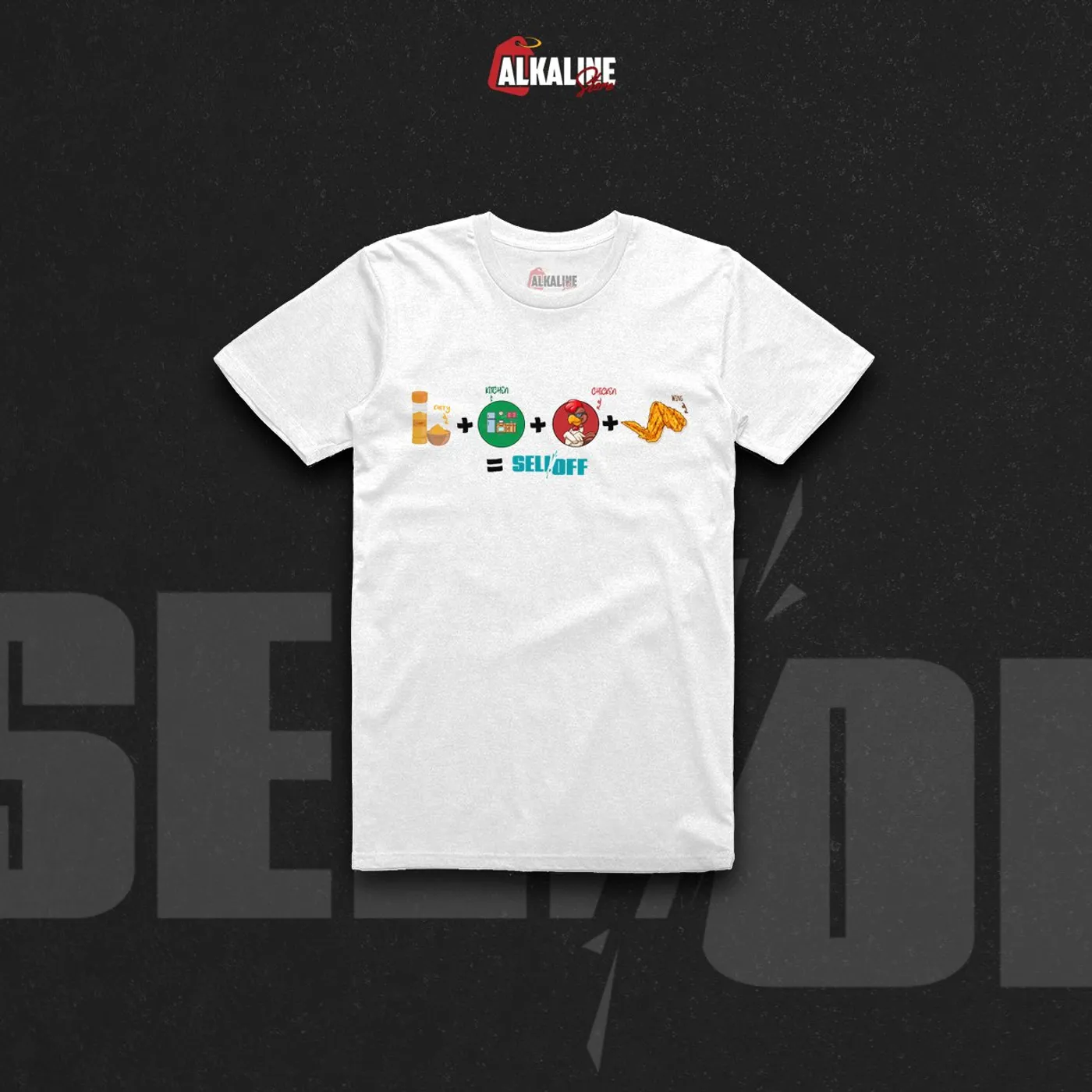 Alkaline Men's Sell Off Tee White