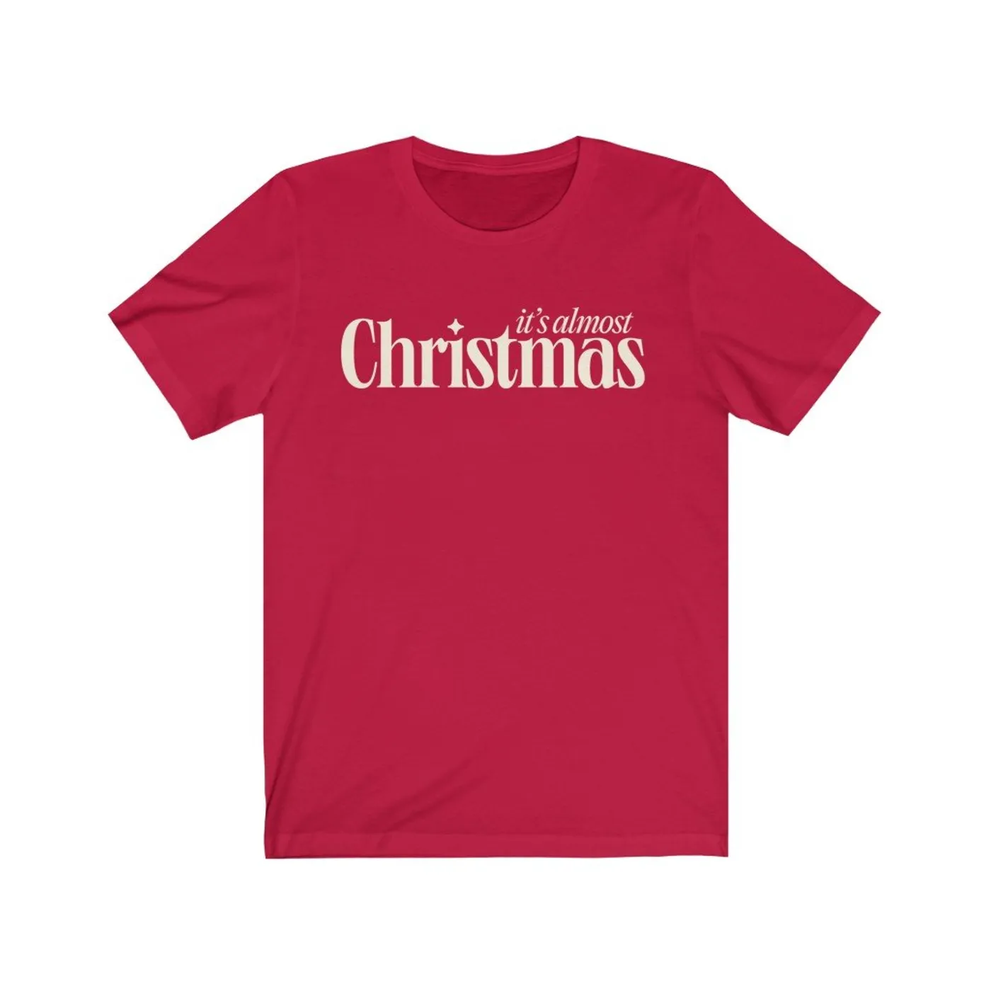 Nathan Thomas "It's Almost Christmas" - Extra Comfortable T-Shirt (Adult - Red or Green)