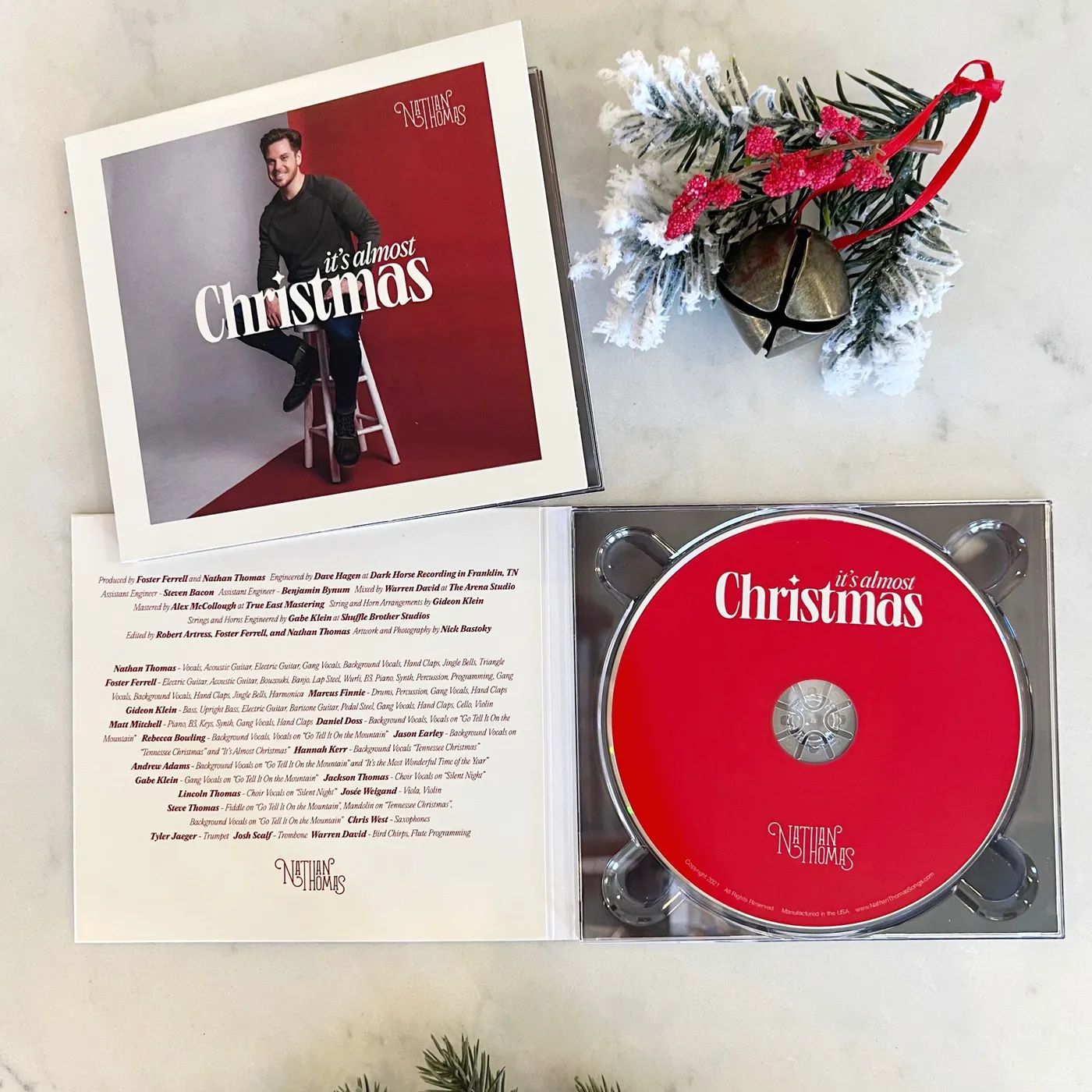 Nathan Thomas "It's Almost Christmas" - CD