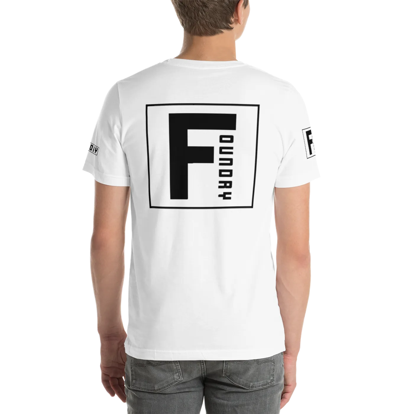 Foundry Short-Sleeve Men's T-Shirt (White)