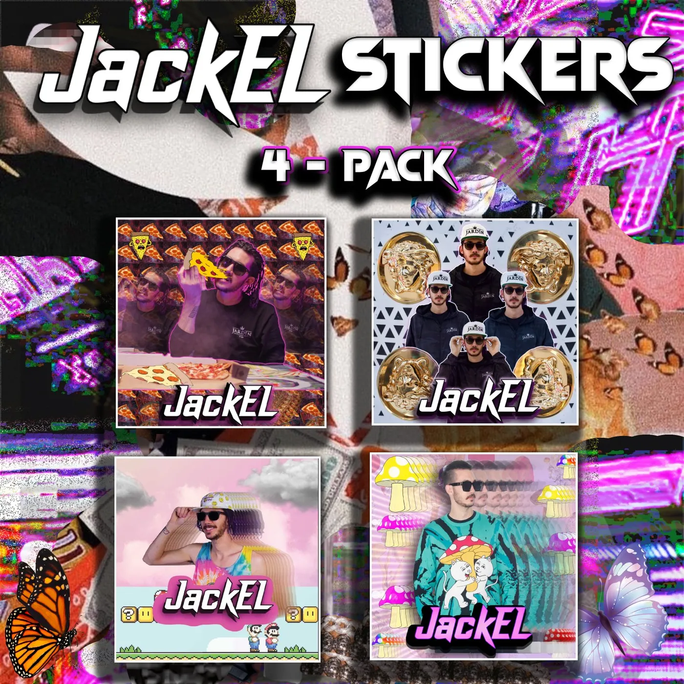 JackEL Stickers (4-Pack)
