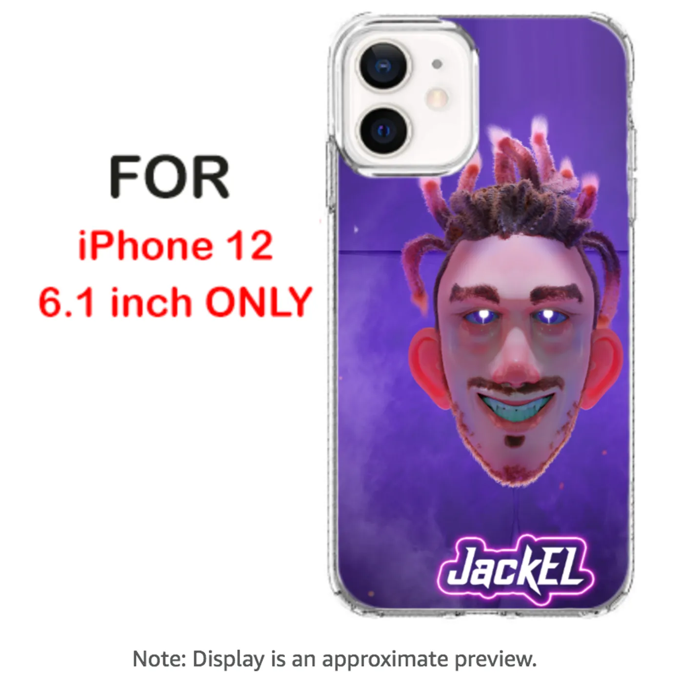 JackEL "Cartoon Head" iPhone Case
