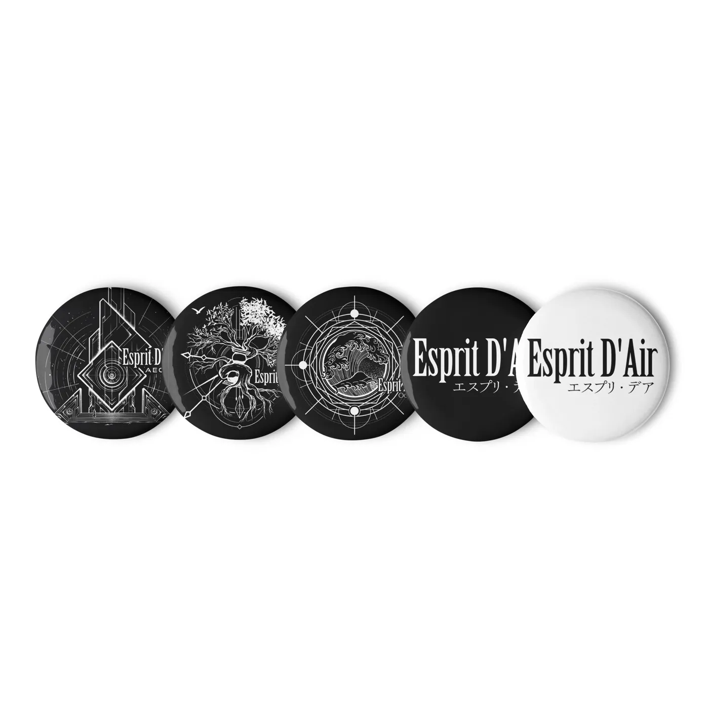 Esprit D'Air: Pin Button Set
