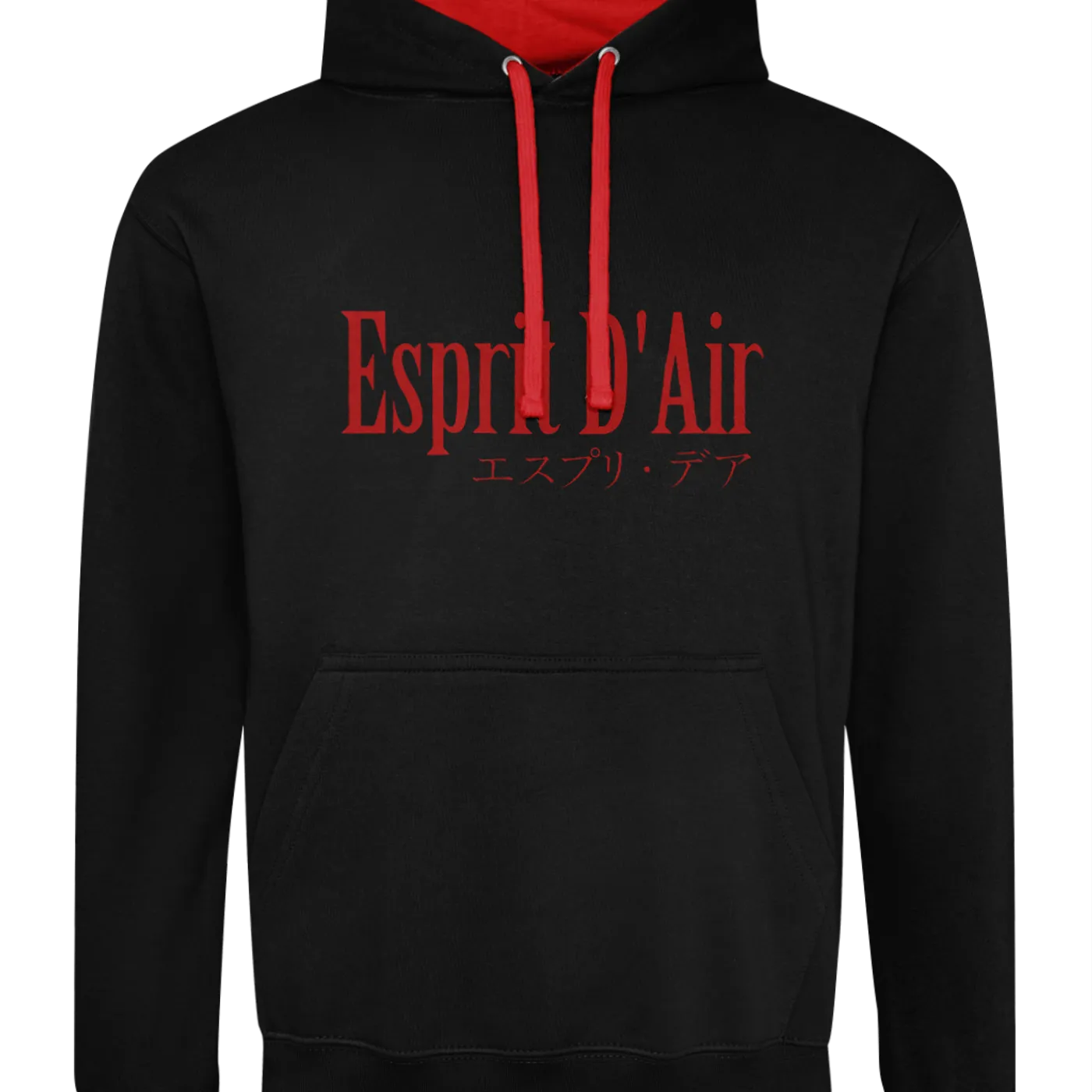 Esprit D'Air Shizuku Black & Fire Red Hoodie