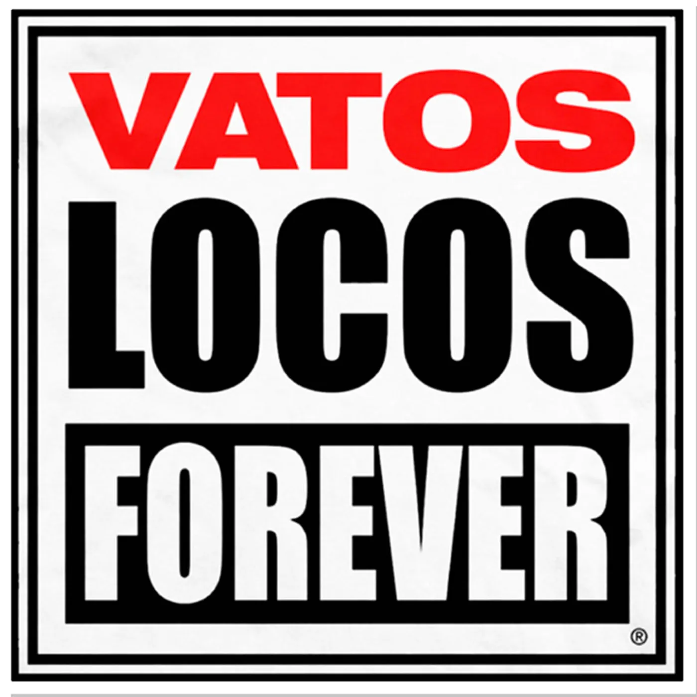 Manic Hispanic "Vatos Locos" Sticker