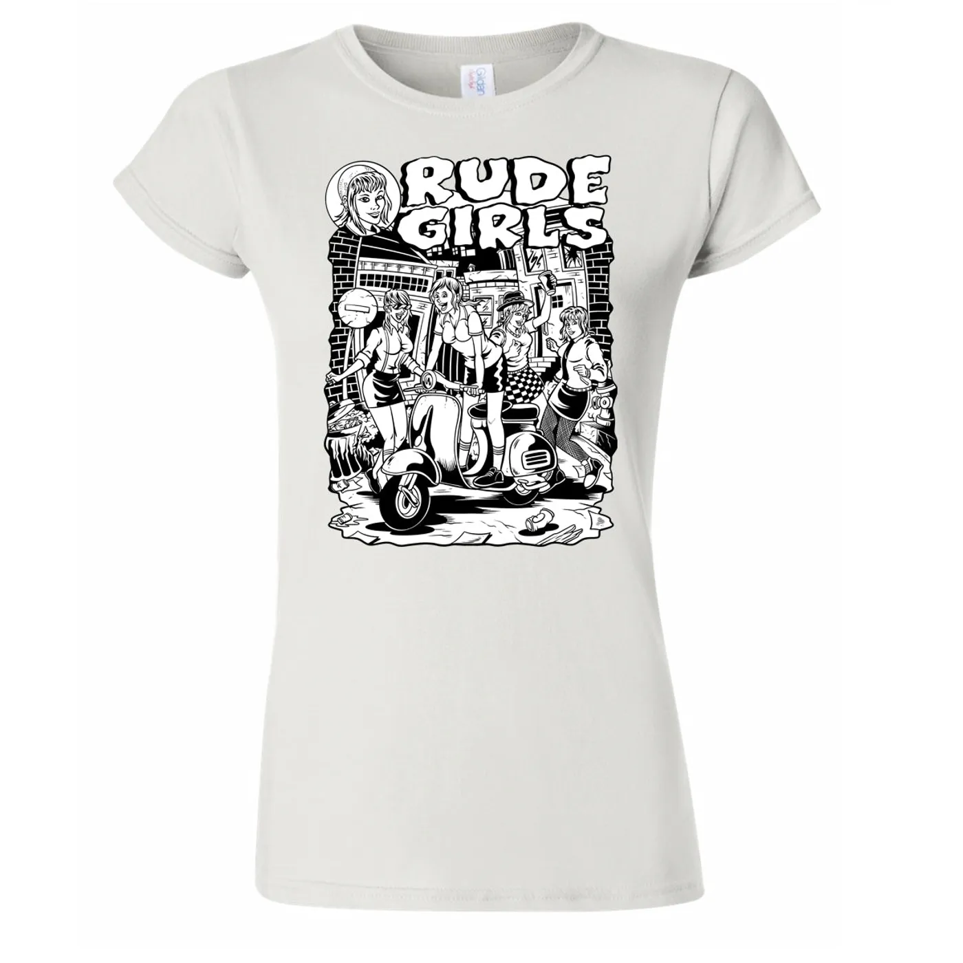 Rude Girls Rude Girl Shirt (Women) White