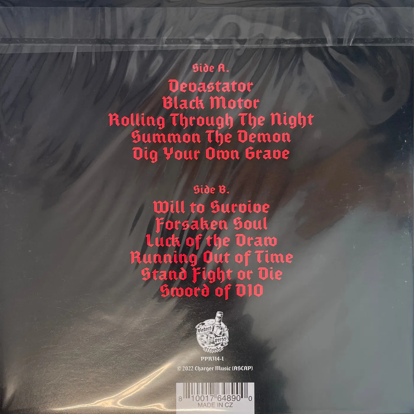 Charger "Warhorse" Deluxe Black Vinyl