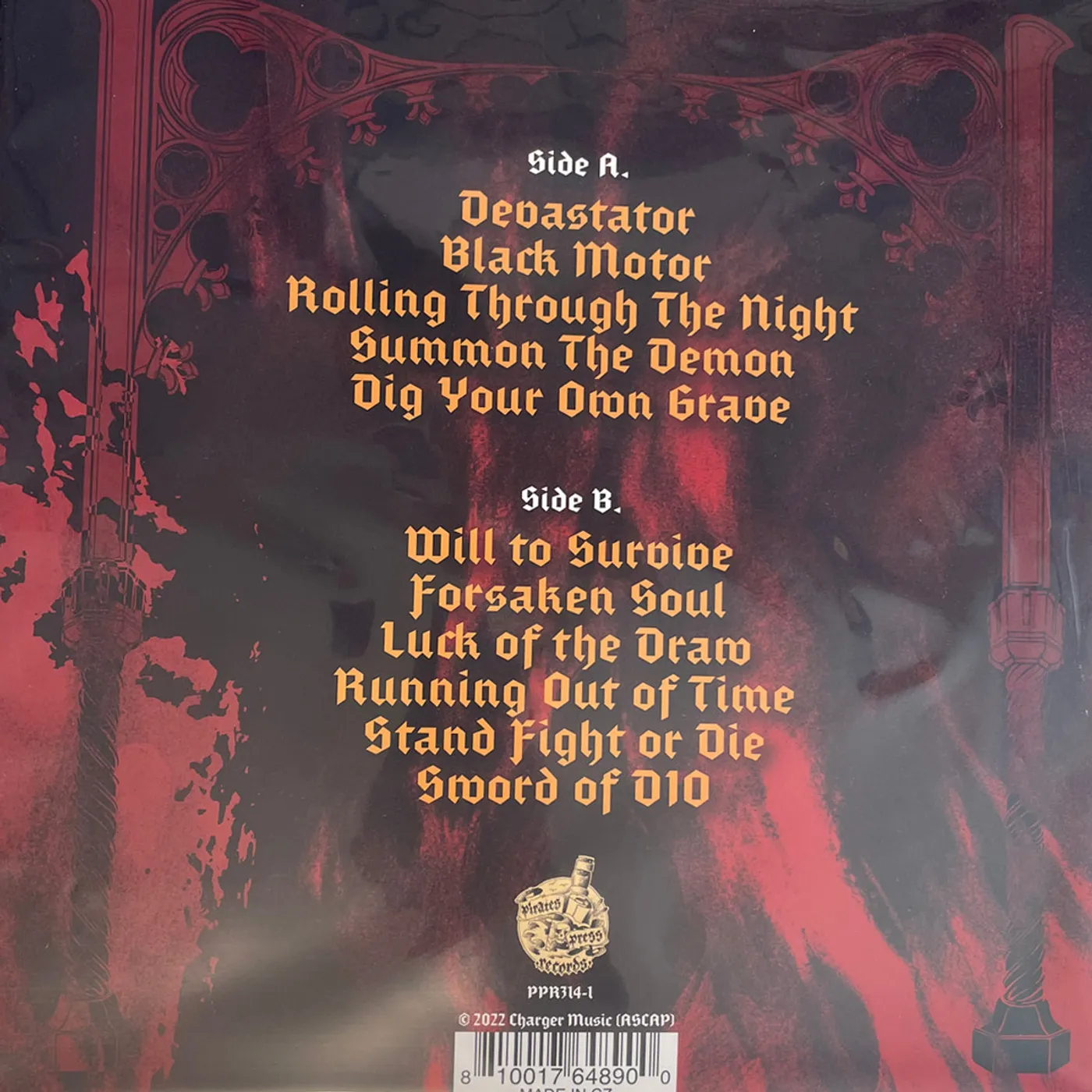 Charger "Warhorse" Red Vinyl