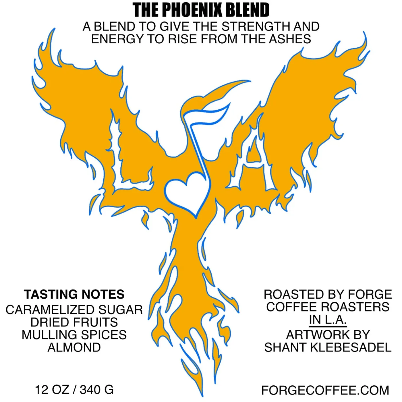Road Dog Merch THE PHOENIX BLEND Coffee (Whole Beans) Mug & Sticker