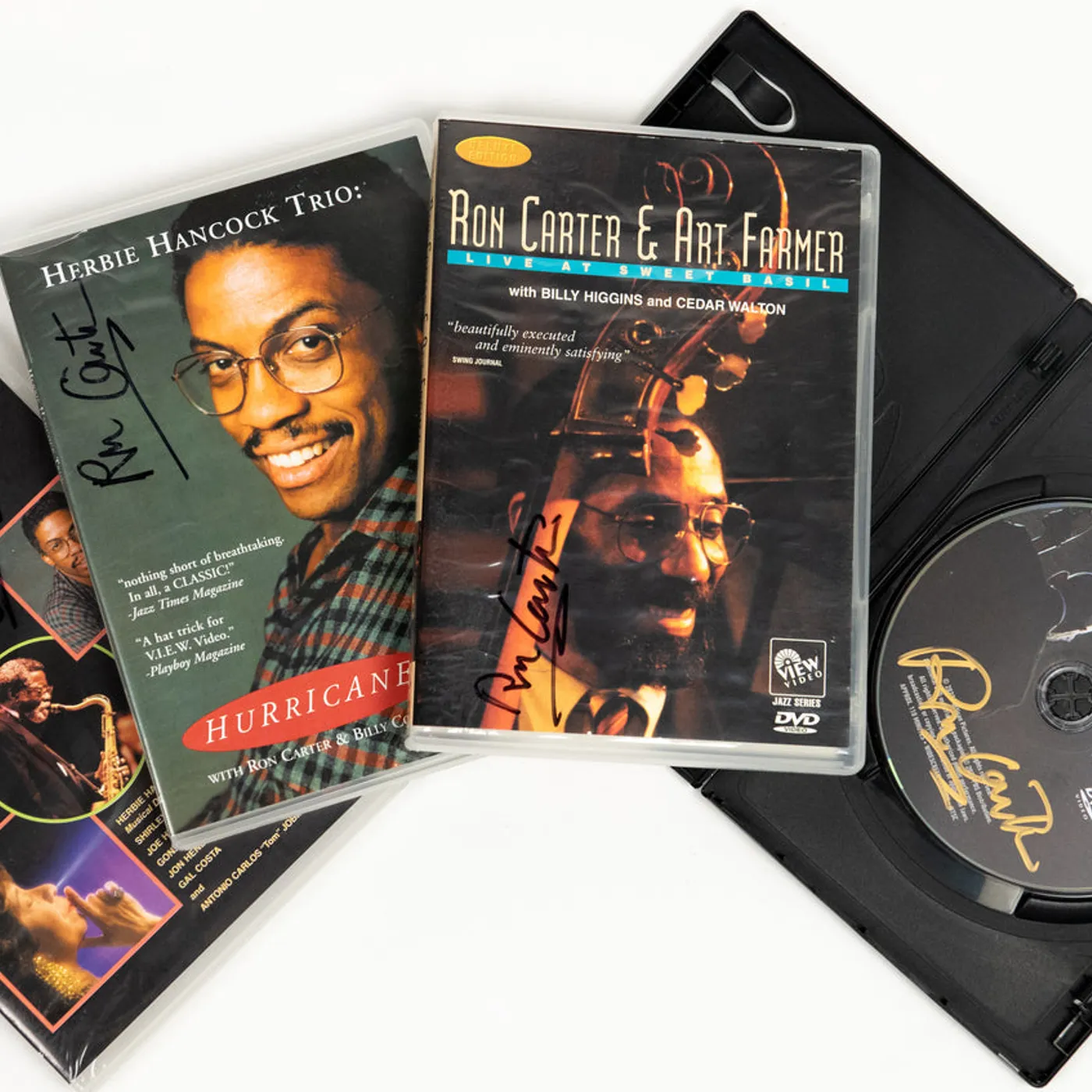 Ron Carter Autographed DVDs of Iconic Concerts and PBS Documentary