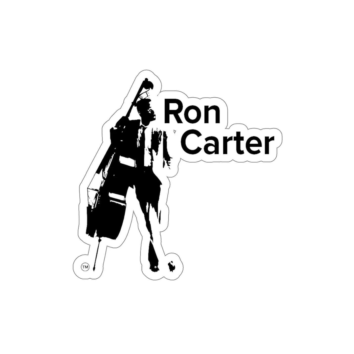  Ron Carter Jazz Sticker (Die-Cut)
