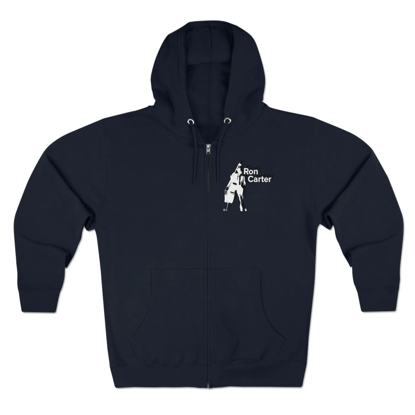 Ron Carter Planet Elegance Zip Hoodie Quote on Back