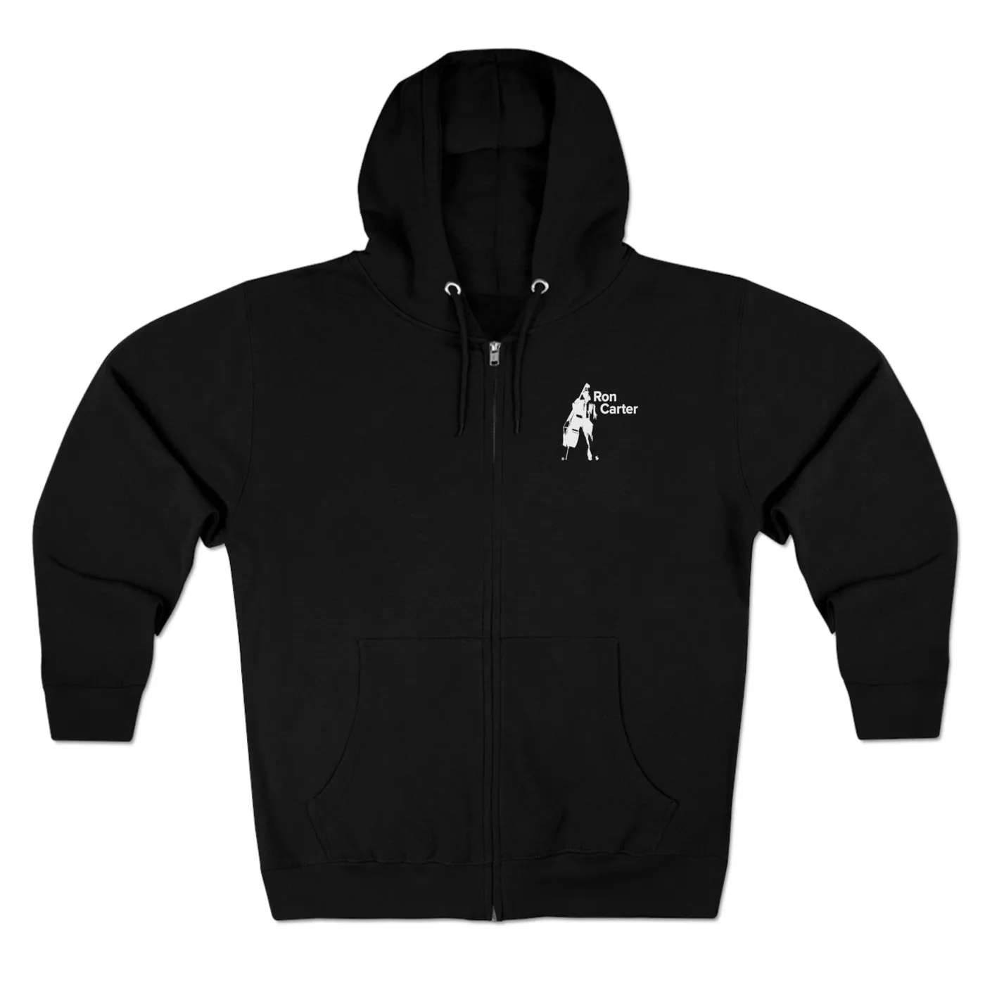 Ron Carter Planet Elegance Zip Hoodie Quote on Back