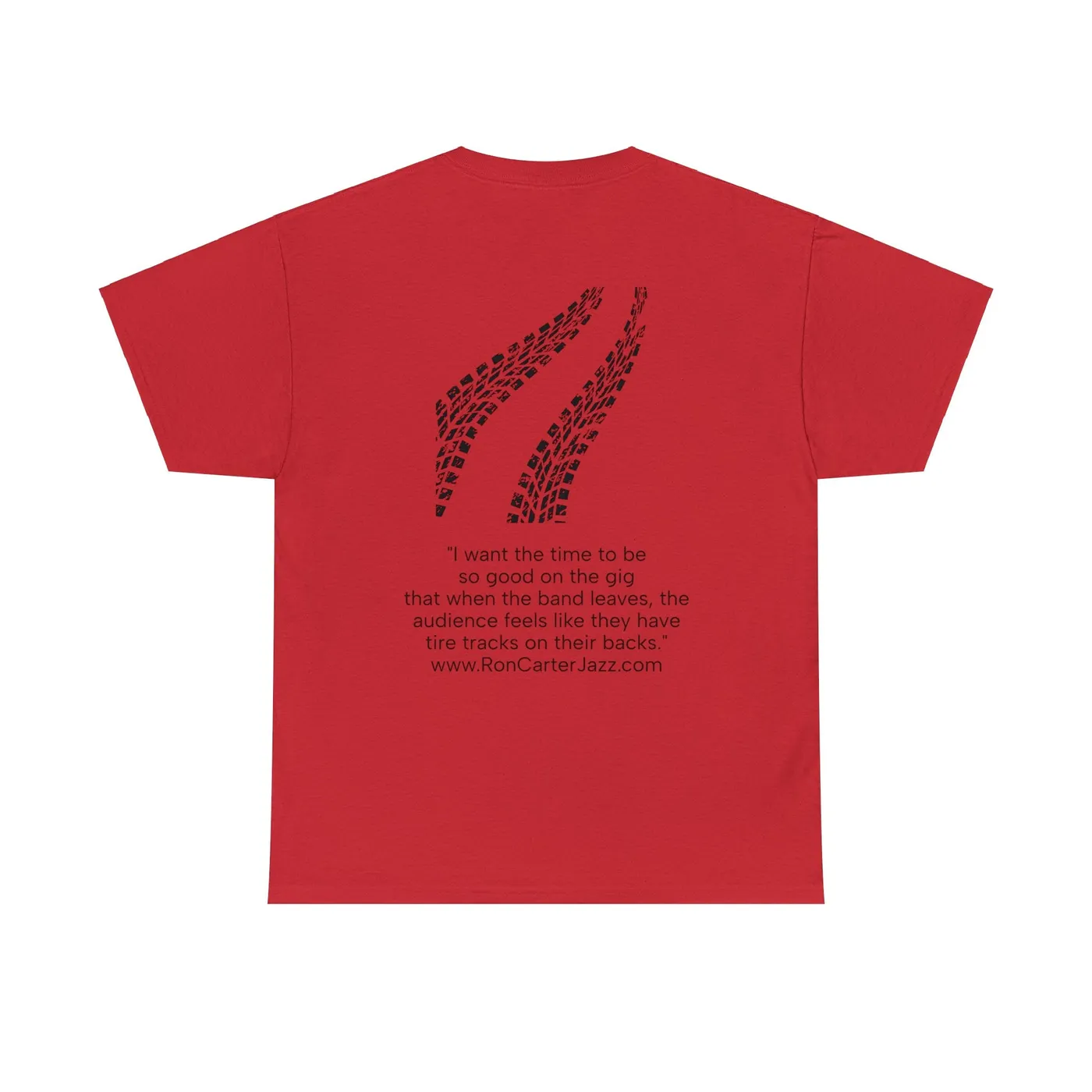Ron Carter Tire Tracks Tee Shirt - Grey, Black, White, Navy (and Red only for subscribers!)