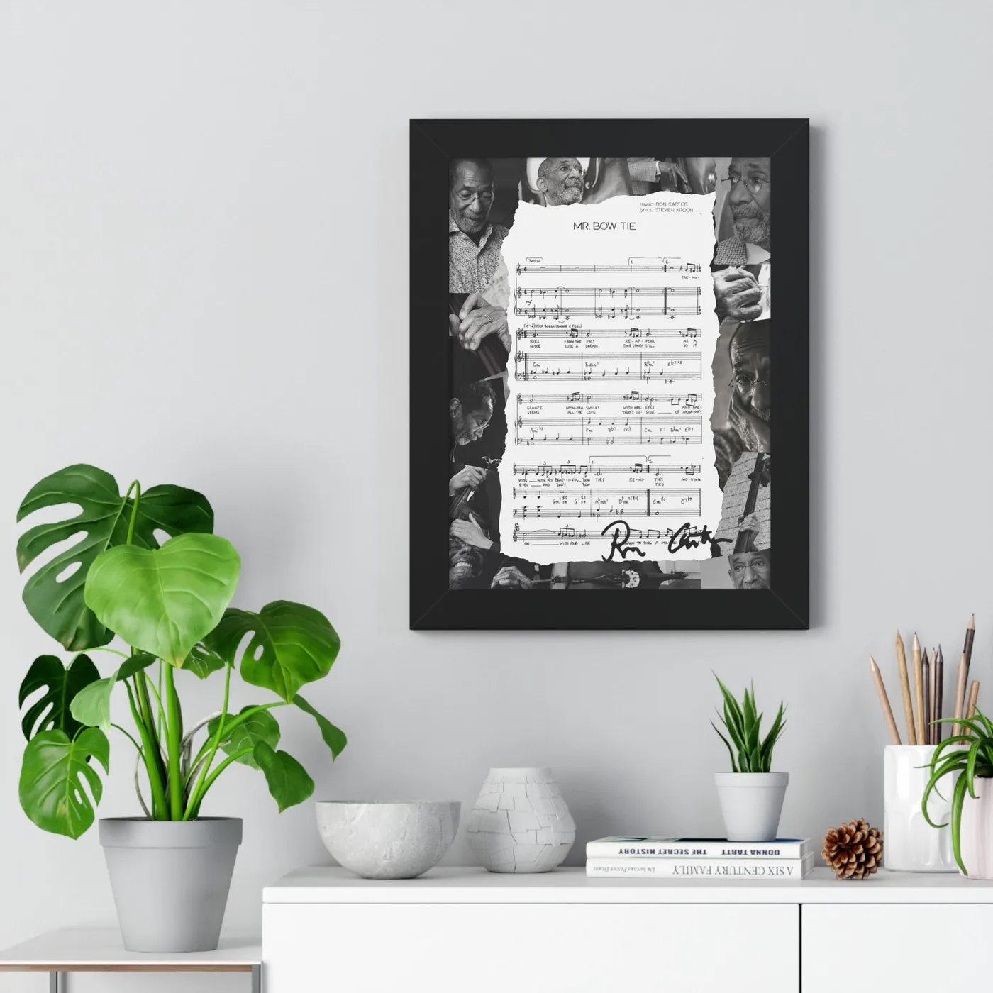 Ron Carter Framed Father's Day Poster