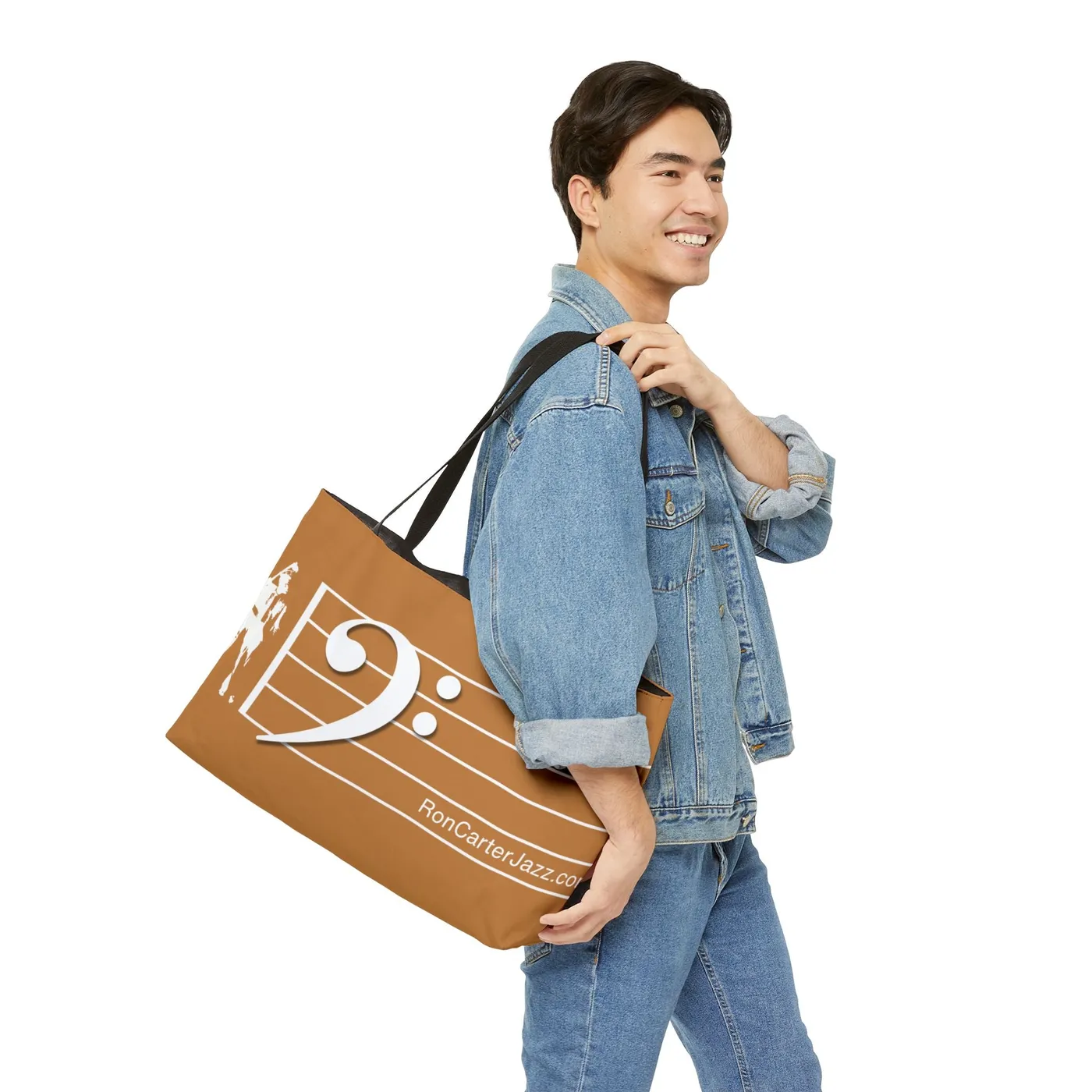 Ron Carter Bass Clef Weekend Bag - Terra/White