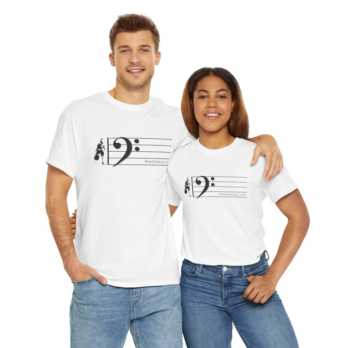 Ron Carter Bass Clef Planet Elegance Tee Shirt