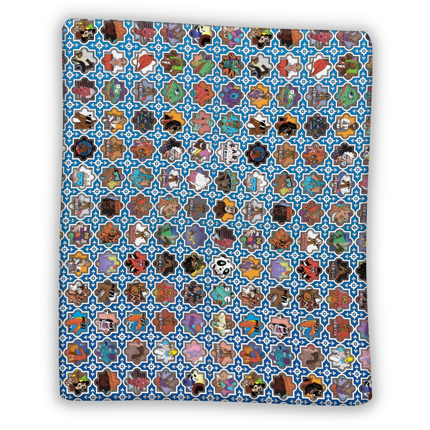 Rare Americans RA Character Blanket